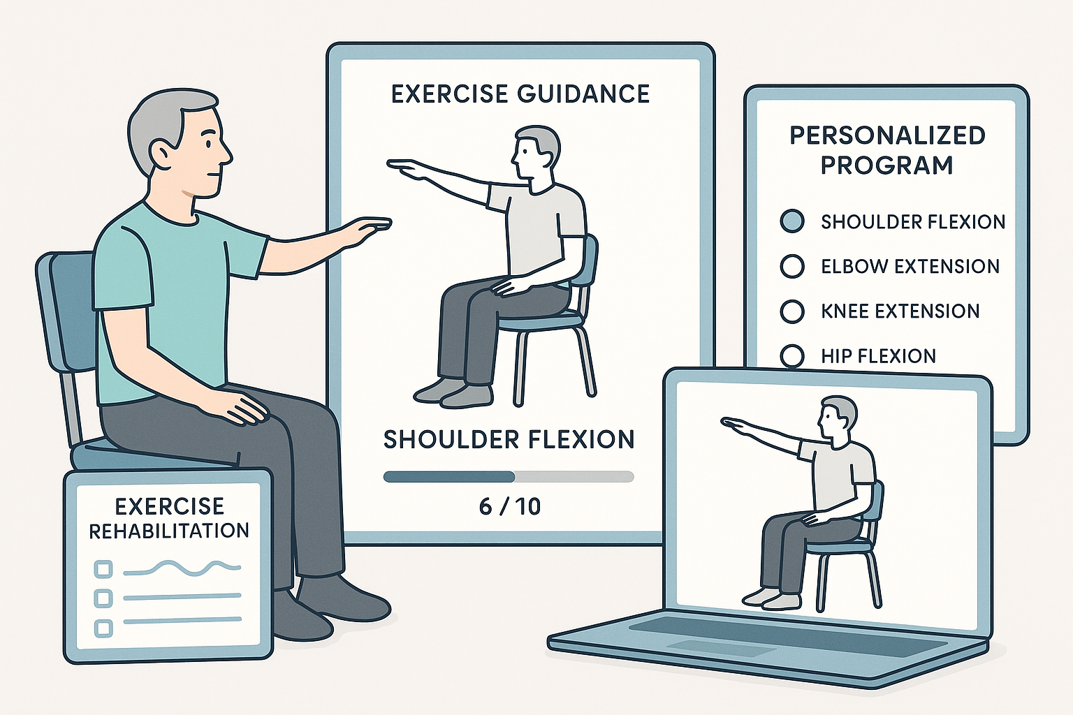 Codesign of Artificial Intelligence algorithm for personalised exercise videos to enhance community-based rehabilitation for people with stroke